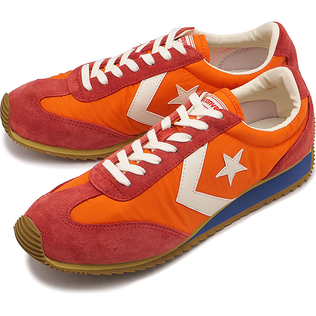 コンバース CONVERSE スニーカー エスティーファイヤー AG [33702482 SS26] STFIRE AG メンズ・レディースローカット レトロランニングシューズ レッド/バーントブルー