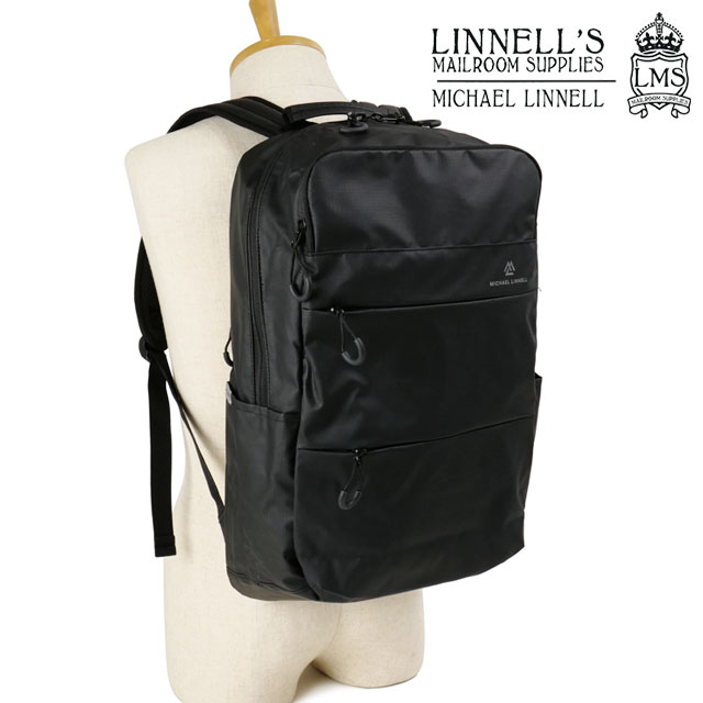 マイケルリンネル MICHAEL LINNELL バックパック [MLAC-35 SS24] 23L BACKPACK メンズ・レディースリュック デイパック 通勤通学 Black