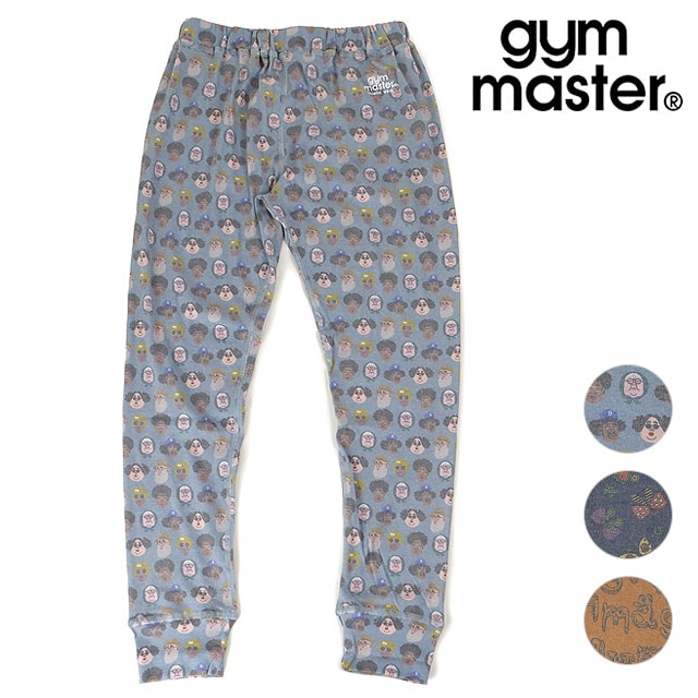 ジムマスター GYM MASTER ハッピーペイントレギンス [G857354 FW24] レギンスパンツ 10分丈【メール便配送】
