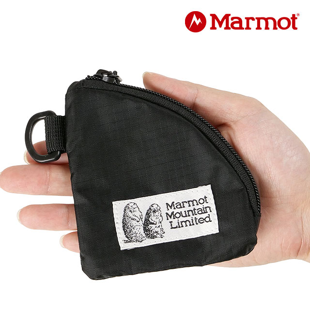 マーモット Marmot マーモットマウンテンワークス コインケース [TSAUB211 FW24] MMW Coin Case 小物 小銭入れ ミニ財布 BLACK 【メール便配送】