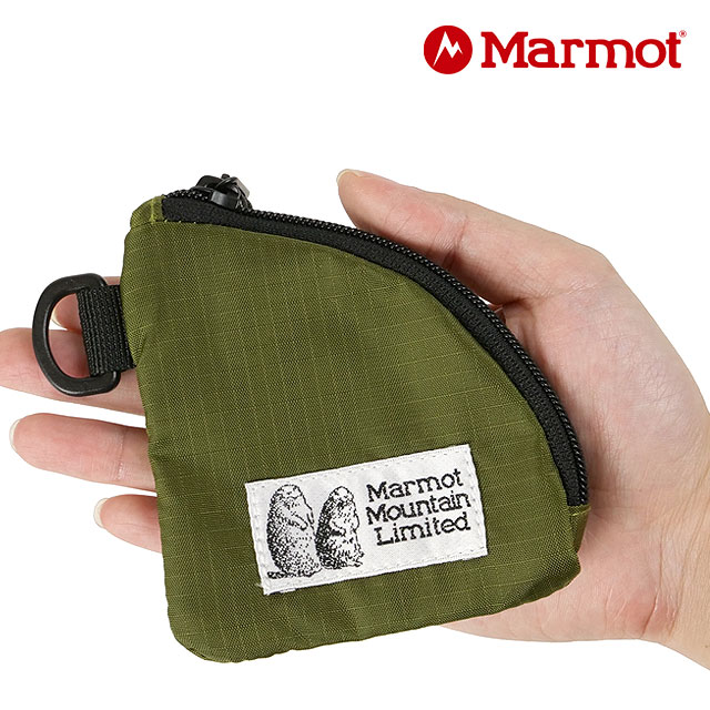 マーモット Marmot マーモットマウンテンワークス コインケース [TSAUB211 FW24] MMW Coin Case 小物 小銭入れ ミニ財布 OLIVE 【メール便配送】