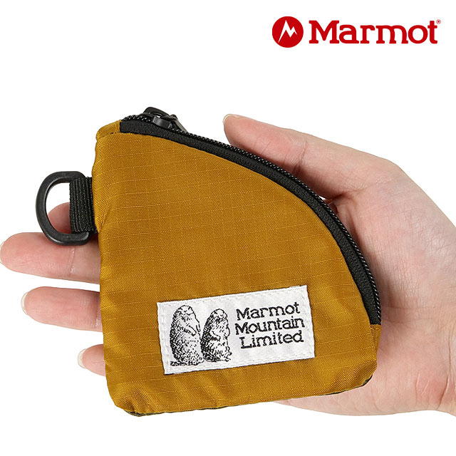 マーモット Marmot マーモットマウンテンワークス コインケース [TSAUB211 FW24] MMW Coin Case 小物 小銭入れ ミニ財布 BROWN/CAMEL 【メール便配送】