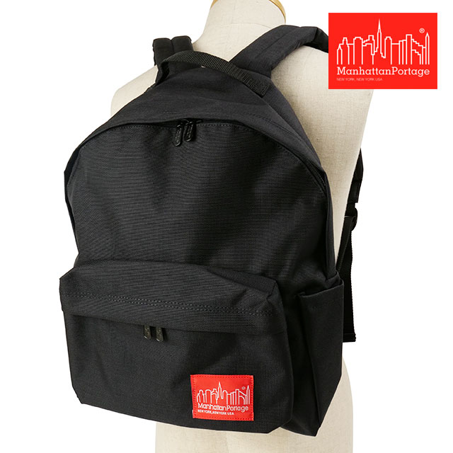 マンハッタンポーテージ Manhattan Portage ビッグアップルバックパック バージョンスリー [MP1210-3 FW24] Big Apple Backpack Ver.3 メンズ・レディースリュック デイパック Black