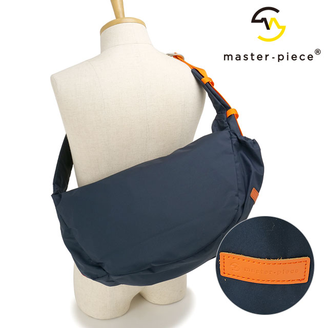 マスターピース master-piece アーク ショルダーバッグ [224061 SS25] 10L Ark SHOULDER BAG メンズ・レディース日本製 ボディバッグ ワンショルダー NAVY
