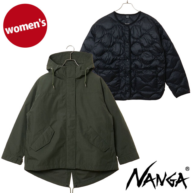 ナンガ NANGA レディース ヒノック ダウン 3in1 ジャケット ウィメンズ [N2530-0B036B FW25] HINOC DOWN 3 IN 1 JACKET W 難燃素材 カーキグリーン KHA
