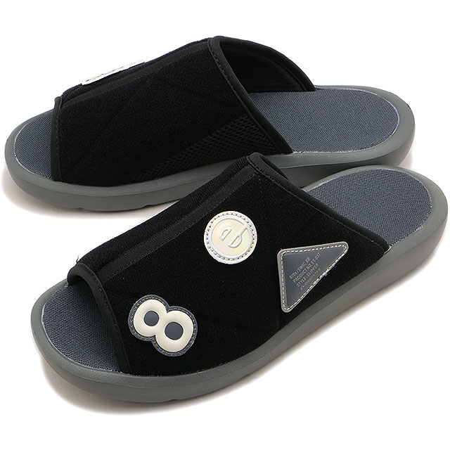 ムーンスター エイトテンス MOONSTAR 810s サンダル スウィック/ビービー [54410621 SS26] ET037 SWIC/BB メンズ・レディーススライドサンダル パーツ付属 ブラック BLACK/GRAY