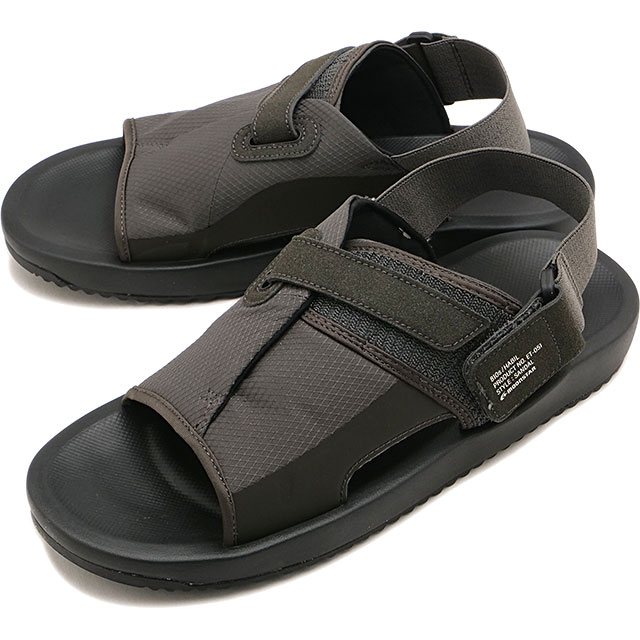 ムーンスター エイトテンス MOONSTAR 810s サンダル ハビル [54410607 SS26] ET051 HABIL メンズ・レディースストラップサンダル グレー CHARCOAL/BLACK