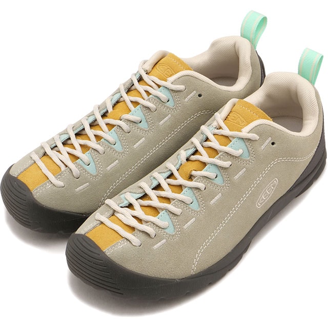 キーン KEEN スニーカー レディース ジャスパー [1032127 SS26] W JASPER キャンプ タウン ハイキング スエードシューズ カーキ ABBEY-STONE/OAK-BUFF