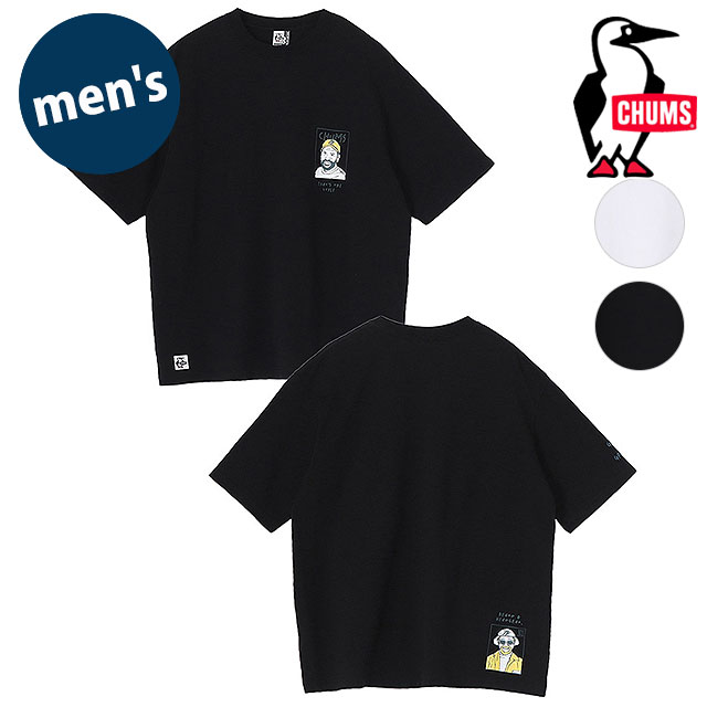 チャムス CHUMS メンズ チャムスブラザーズTシャツ [CH01-2747 SS26] M CHUMS Brothers T-Shirt 半袖 オーバーサイズ USAコットン 【メール便配送】
