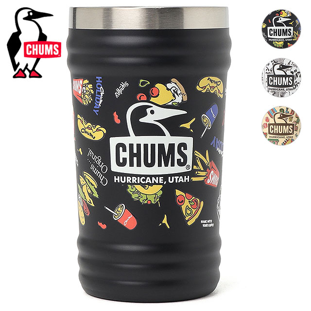 チャムス CHUMS ステンレスマグ キャンパーウェーブタンブラーパターン [CH62-2272 SS26] Camper Wave Tumbler Pattern ステンレスボトル 真空断熱構造 360ml