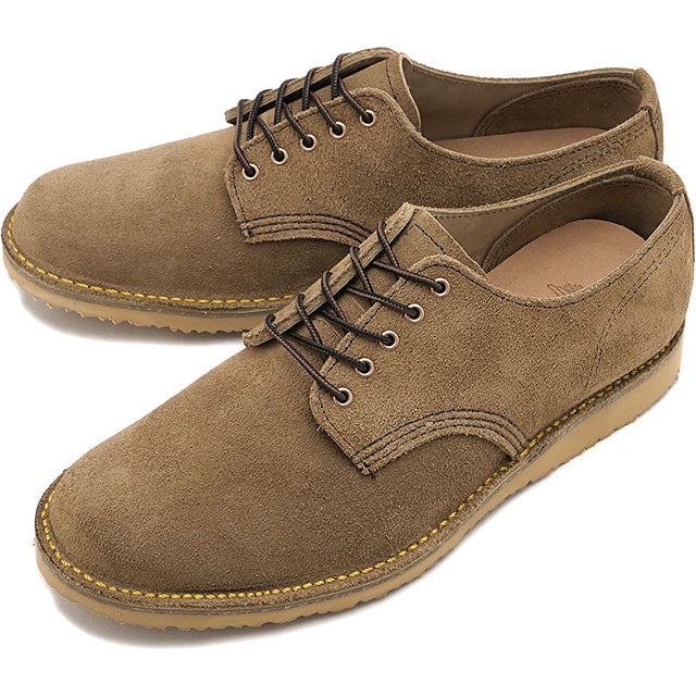 返品交換送料無料 レッドウィング REDWING レザーシューズ メンズ ウィークエンダー オックスフォード [3318 SS26] WEEKENDER OXFORDDワイズ ローカットブーツ ベージュ サンドストーン・モハヴェ