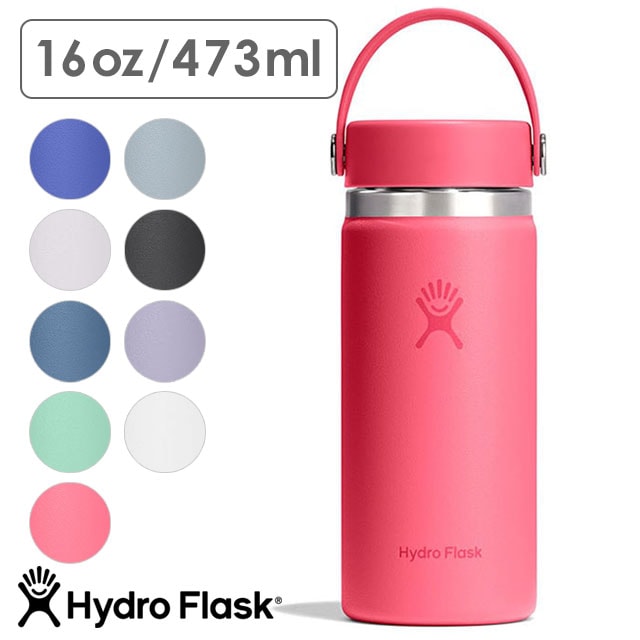 ハイドロフラスク Hydro Flask ハイドレーション ワイドマウス 473ml [8900150 SS26] HYDRATION 16oz WIDE MOUTH ステンレスボトル 水筒 保温 保冷
