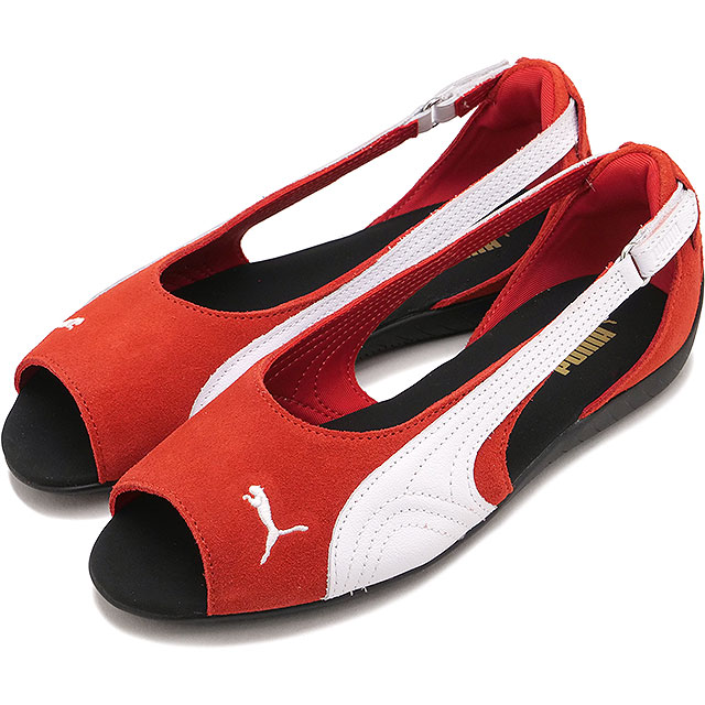 プーマ PUMA レディース スピードキャット サンダル [404839-02 SS26] SPEEDCAT SANDAL 薄底 タウン カジュアル レッド For-All-Time-Red