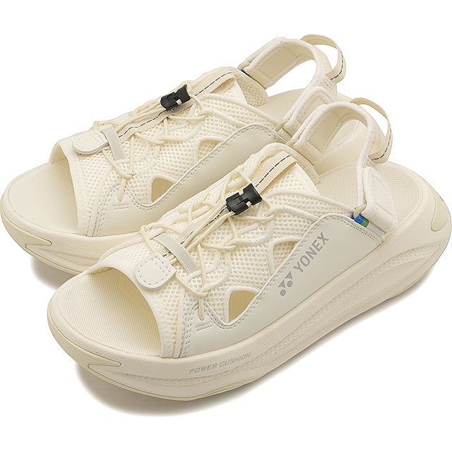 【先着で限定プレゼント】ヨネックス YONEX サンダル レディース ワイワイ ラフトロッカー [SHWRA1-206 SS26] YY-RAFTROCKER2WAY スライドサンダル オフコートサンダル ホワイト ナチュラル