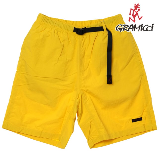 グラミチ GRAMICCI メンズ ナイロン パッカブル Gショーツ [G6SM-P082 SS26] NYLON PACKABLE G-SHORT ショートパンツ 短パン イエロー BANANA