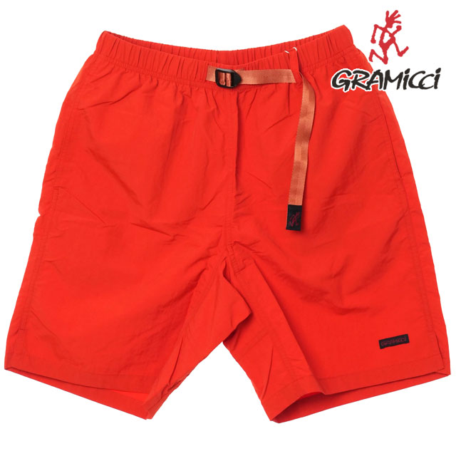 グラミチ GRAMICCI メンズ ナイロン パッカブル Gショーツ [G6SM-P082 SS26] NYLON PACKABLE G-SHORT ショートパンツ 短パン オレンジ BURNT-ORANGE