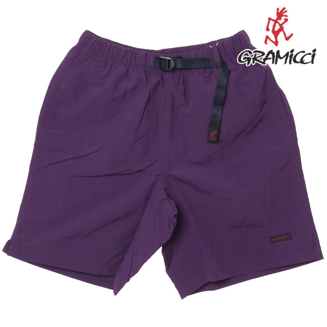 グラミチ GRAMICCI メンズ ナイロン パッカブル Gショーツ [G6SM-P082 SS26] NYLON PACKABLE G-SHORT ショートパンツ 短パン パープル DEEP-PURPLE