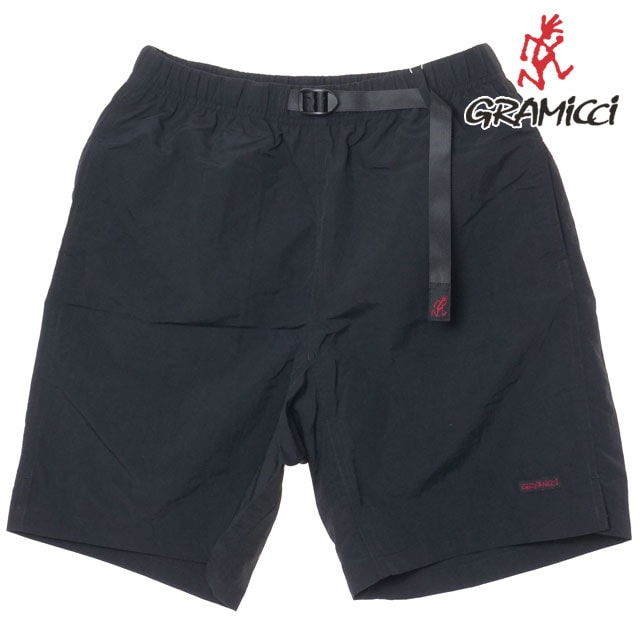 グラミチ GRAMICCI メンズ ナイロン パッカブル Gショーツ [G6SM-P082 SS26] NYLON PACKABLE G-SHORT ショートパンツ 短パン ブラック BLACK