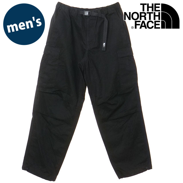 ザ・ノース・フェイス THE NORTH FACE メンズ ロックステディカーゴパンツ [NB32633-K SS26] Rock Steady Cargo Pant ロングパンツ 撥水 ゆったりめ 黒 ブラック