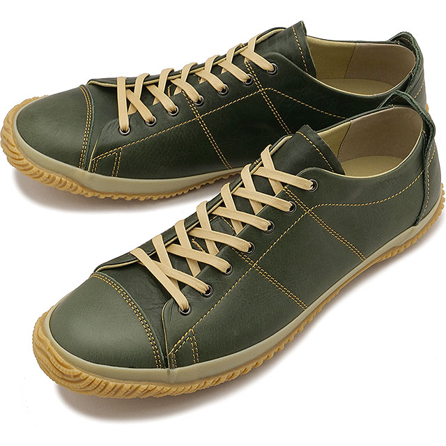 返品交換送料無料 スピングル SPINGLE スニーカー メンズ [SP272-102 SS26] SP-272日本製 オイルワックスレザー 復刻カラー グリーン Khaki
