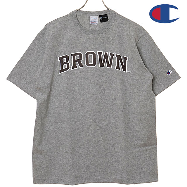 チャンピオン Champion MADE IN USA Tシャツ メンズ T1011 ショートスリーブ ティーシャツ [C5-D305 SS26] T1011 SHORT SLEEVE T-SHIRT 半袖 ヘビーウェイトコットン カレッジTee BROWN グレー SILVER-GRAY 【メール便配送】