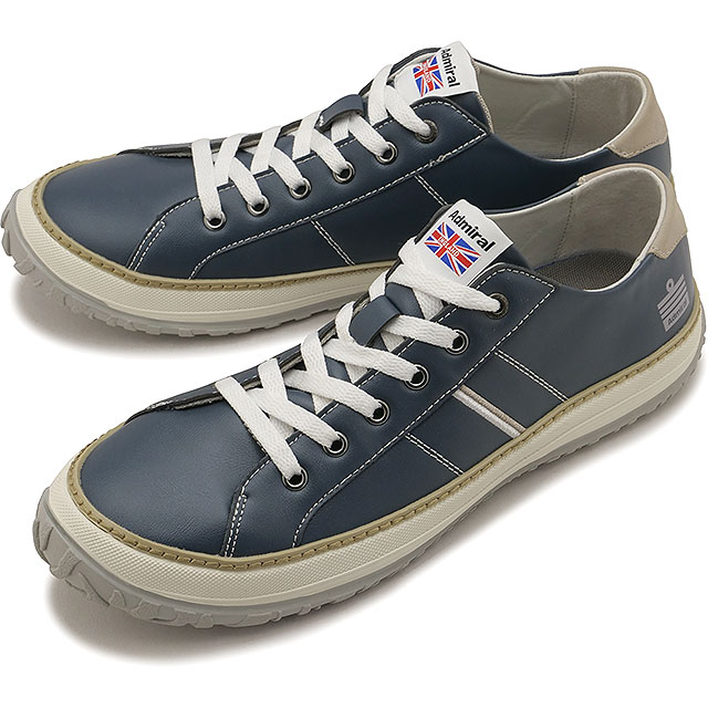 アドミラル Admiral スニーカー ワトフォードネオ [133836-133 SS26] AD836 WATFORD NEO ローカット タウン カジュアル ブルー Dark-Blue