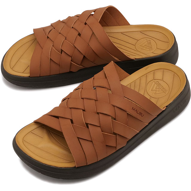 マリブサンダルズ MALIBU SANDALS サンダル ズマ [MS020012] ZUMA メンズ・レディーススライドサンダル WHISKEY/DARK-BROWN