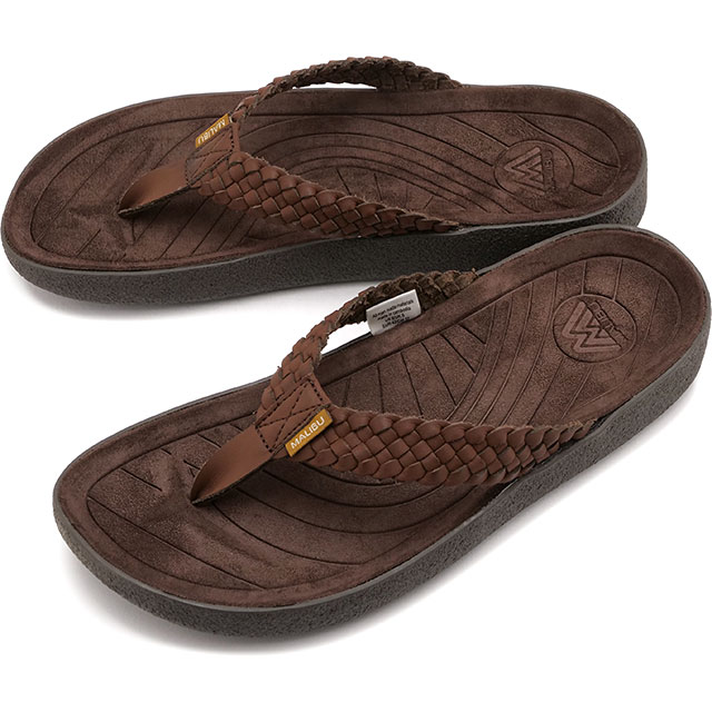 マリブサンダルズ MALIBU SANDALS サンダル サーフライダー [MS070033] SURFRIDER メンズ・レディーストングサンダル BISON-BROWN/BISON-BROWN