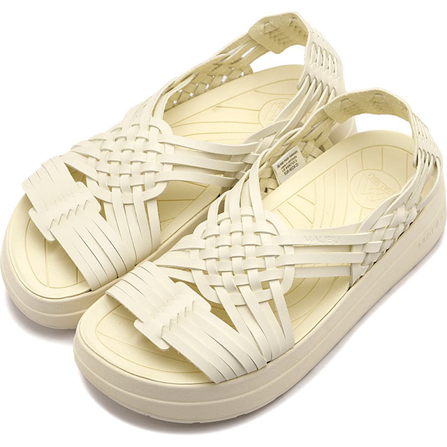 マリブサンダルズ MALIBU SANDALS サンダル レディース キャニオン プラットフォーム [MSP010002] CANYON PLATFORMワラチサンダル 厚底 OFF-WHITE/OFF-WHITE