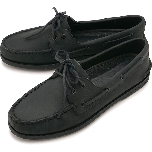 スペリートップサイダー SPERRY TOP-SIDER メンズ オーセンティックオリジナル 2アイ メンズ ボートシューズ [13934365 SS26] AUTHENTIC ORIGINAL 2-EYE MENS BOAT SHOEデッキシューズ モカシン ブラック BLACK