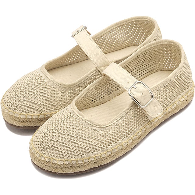 エミュ オーストラリア EMU Australia スニーカー レディース テス [W13275 SS26] TESSエスパドリーユ フラットシューズ メッシュ コットン ベージュ Natural