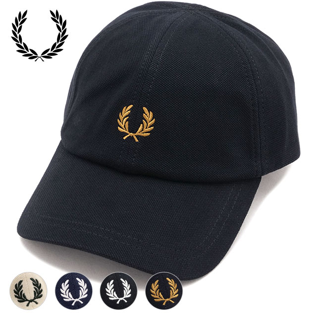 フレッドペリー FRED PERRY ピケクラシックキャップ [HW2295 SS26] PIQUE CLASSIC CAP 帽子 鹿の子 サイズ調整可能 当店激オシ