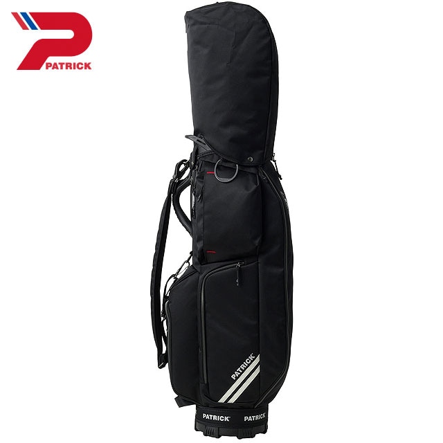 パトリック ゴルフ PATRICK GOLF キャディバッグ LP [263-611 SS26] CADDIE BAG LP ゴルフバッグ 8.5型 カート型 スリム設計 おしゃれ 黒 BLK
