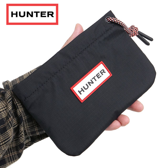 ハンター HUNTER トラベル ミニポーチ [UBP7120NRS SS26] TRAVEL MINI POUCH バッグインバッグ 小物入れ トラベルグッズ おしゃれ ブラック BLACK 【メール便配送】