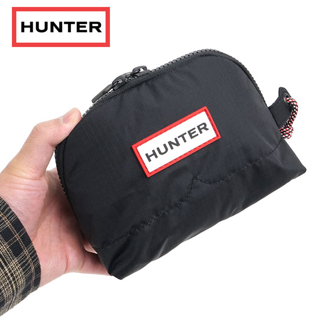 ハンター HUNTER トラベル スモールポーチ [UBP7122NRS SS26] TRAVEL SMALL POUCH バッグインバッグ 小物入れ トラベルグッズ おしゃれ ブラック BLACK 【メール便配送】