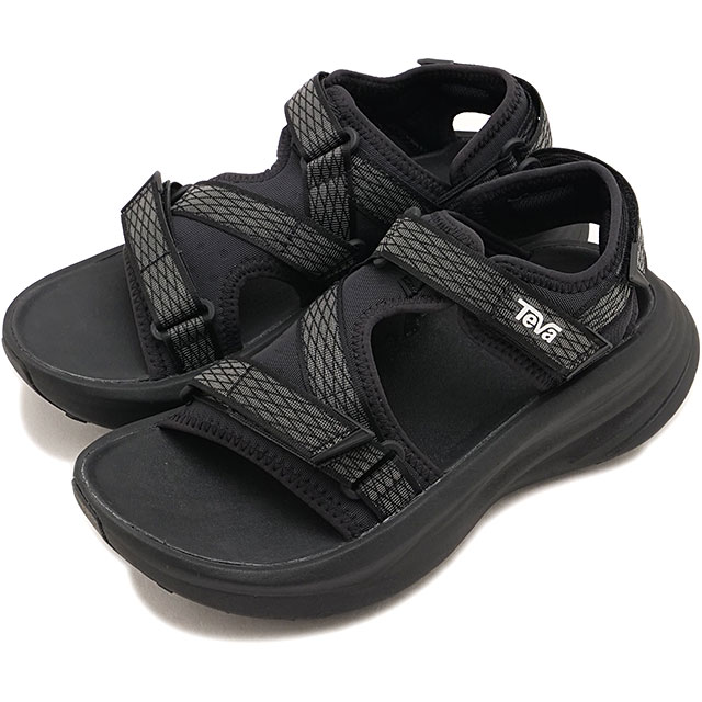 テバ Teva サンダル レディース アベントレイル アールツーティー [1172831-BCBK SS26] W AVENTRAIL R2Tデイリーランサンダル 軽量 黒 BLACK/BLACK