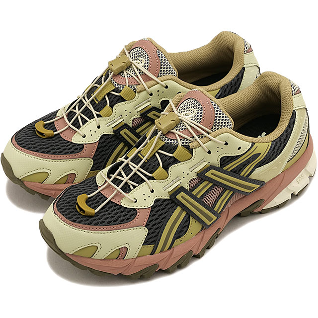アシックス スポーツスタイル ASICS SportStyle スニーカー レディース ゲルソノマ ティーアール62 [1203A876-020 SS26] GEL-SONOMA TR62シューズ ジャパンブランド グリーン OBSIDIAN-GREY/KHAKI-BEIGE