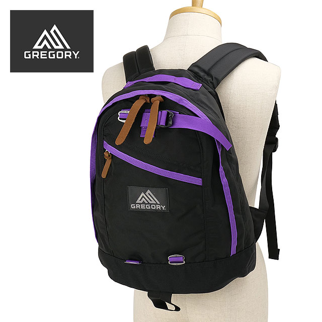 グレゴリー GREGORY リュック ファインデイ [137539A769 SS26] 18L FINE DAY ユニセックスデイパック バックパック 黒 ブラック/パープル
