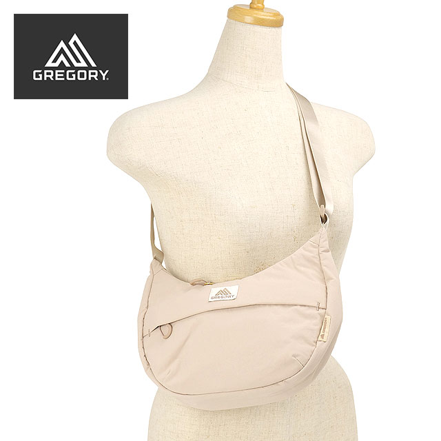 グレゴリー GREGORY スージー ハーフムーンショルダーS [153979A775 SS26] 1L SUSZY HALFMOON SHOULDER S ユニセックスショルダーバッグ 斜め掛け ベージュ クリームブリュレ