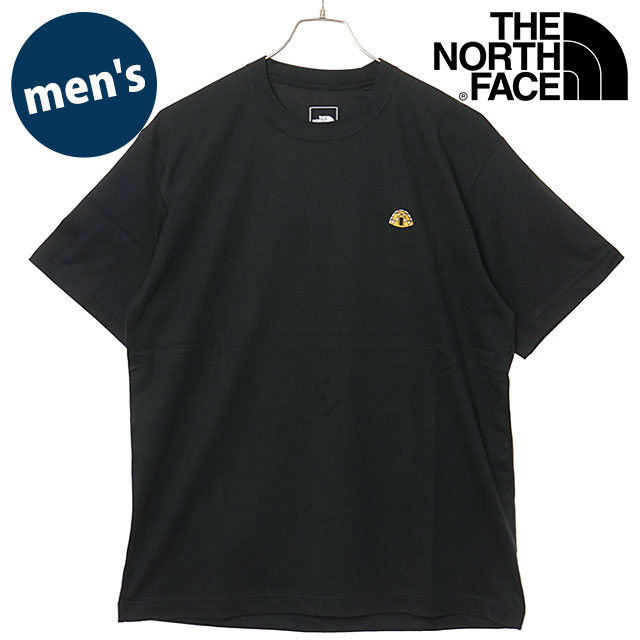 ザ・ノース・フェイス THE NORTH FACE Tシャツ メンズ ショートスリーブ2メータードームロゴティー [NT32640-K SS26] S/S 2meter Dome Logo Tee 半袖 吸水速乾 ワンポイント 黒 ブラック 【メール便配送】
