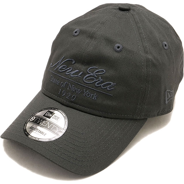 ニューエラ キャップ NEW ERA CAP スクリプトトーナル [14745119 SS26] 9TWENTY CL SCRIPT TONAL 帽子 サイズ調整可能 カツラギコットン グレー