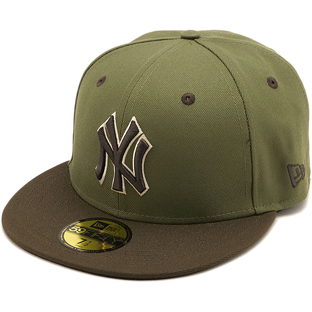 ニューエラ キャップ NEW ERA CAP ニューヨーク・ヤンキース カモ [14745158 SS26] 59FIFTY NEYYAN CAMO COLOR 帽子 MLB ミリタリー カーキグリーン ニューオリーブ/ウォルナット