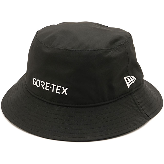 ニューエラ キャップ NEW ERA CAP ハット バケットハット ゴアテックス [14774326 SS26] OD BUCKET01 DC GTX 2L 帽子 防水防風 GORE-TEX サイズ調整可能 ブラック 【メール便配送】
