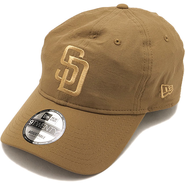 ニューエラ キャップ NEW ERA CAP サンディエゴ・パドレス [14774418 SS26] OD 9TWENTY VS TECH AIR SADPAD 帽子 MLB 撥水 サイズ調整可能 ベージュ カーキ