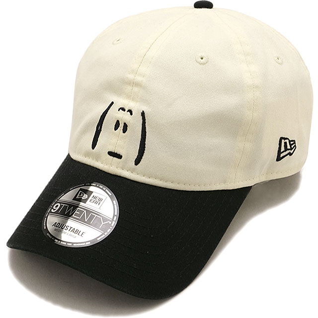 ニューエラ キャップ NEW ERA CAP ピーナッツ スヌーピー 2トーン [14865367 SS26] 9TWENTY PEANUTS 2TONE 帽子 コラボ サイズ調整可能 ホワイト クロームホワイト/ブラック