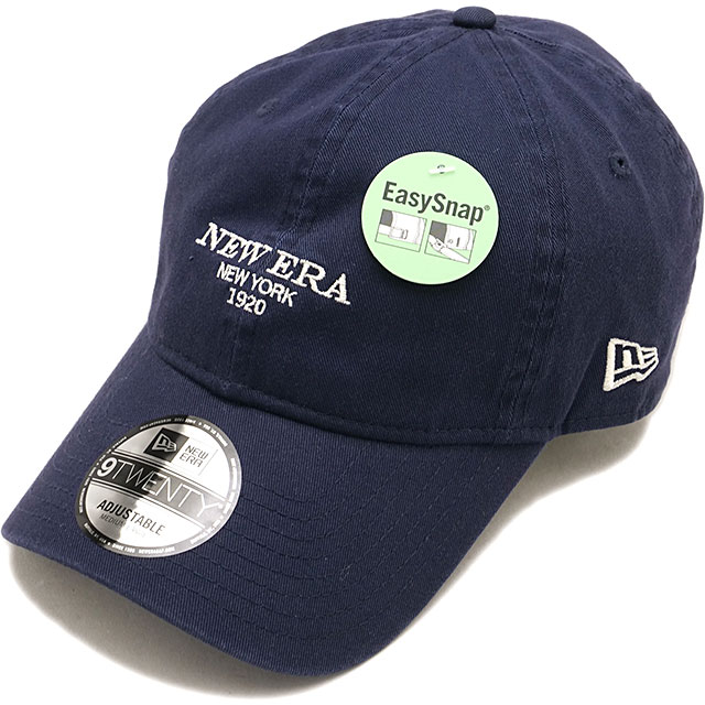 ニューエラ キャップ NEW ERA CAP ニューヨーク [14745008 SS26] 9TWENTY EasySnap NENY 帽子 イージースナップ サイズ調整可能 ネイビー ナイトシフトネイビー