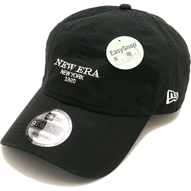 ニューエラ キャップ NEW ERA CAP ニューヨーク [14745013 SS26] 9TWENTY EasySnap NENY 帽子 イージースナップ サイズ調整可能 ブラック