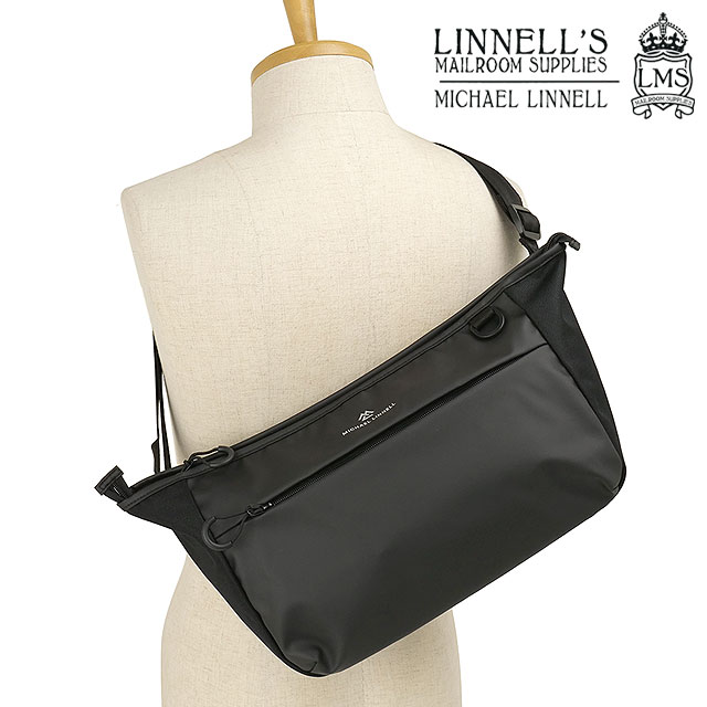 マイケルリンネル MICHAEL LINNELL ショルダーバッグ [MLSL-36 SS26] 10L Shoulder Bag メンズ・レディース撥水 軽量 ミニショルダー PUコーティング ナイロン 斜めがけ 黒 BLACK