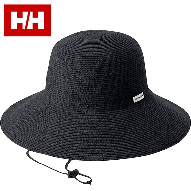 ヘリーハンセン HELLY HANSEN レディース サマーロールハット [HC92610-K SS26] Summer Roll Hat 帽子 日よけ UVプロテクト 黒 ブラック