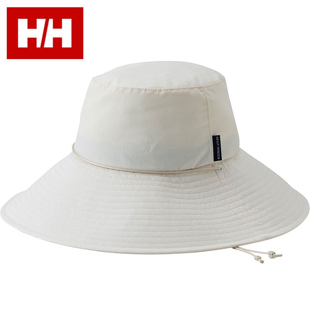 ヘリーハンセン HELLY HANSEN レディース ビーチフレアハット [HC92623-IV SS26] Beach Flare Hat 帽子 日よけ UVプロテクト ホワイトベージュ アイボリー